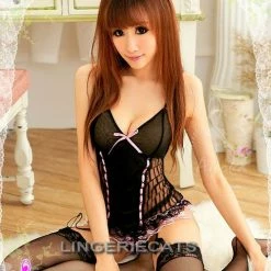 Anna Mu Lingerie Set Playful Promises 4 Pcs Corset Set