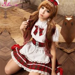 Anna Mu Costumes Lingeriecats Sexy Elegant Maid 2 Pcs Costume