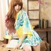Anna Mu Costumes Lingeriecats Sexy Summer Breeze Japanese Kimono Outfit Cosplay Costume Set.