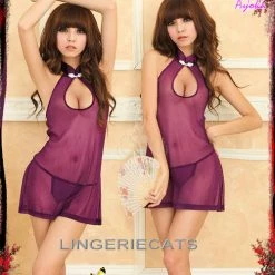 Anna Mu Chinese Purple Doll Cheongsam Costume