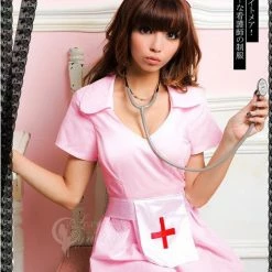 Anna Mu Cutie Pink Nurse Costume Outfit Costumes