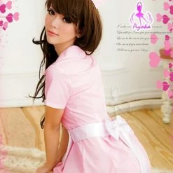 Anna Mu Cutie Pink Nurse Costume Outfit Costumes