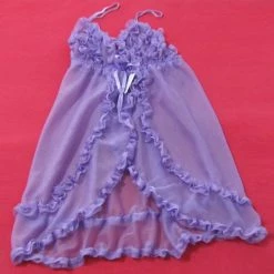 N/a Hot Sexy Open Front Purple Babydoll Lingerie