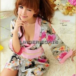 Anna Mu Colorful Kimono 2 Pcs Costume