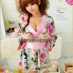 Anna Mu Colorful Kimono 2 Pcs Costume