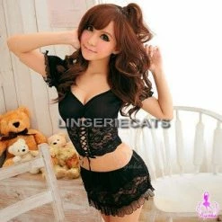 LingerieCats Dainty Gal 3 Pcs Cami Set Lingerie Set