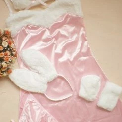 N/a Pink Sexy Dress Lingerie Costume Outfit Rabbit Girl Chemise 12 N/a Pink Sexy Dress Lingerie Costume Outfit Rabbit Girl Chemise