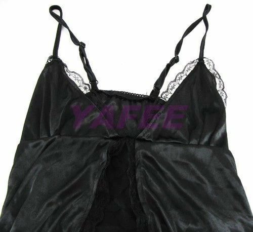 N/a Sexy Black Babydoll Lingerie Lace Dress 6 N/a Sexy Black Babydoll Lingerie Lace Dress