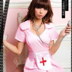 Anna Mu Cutie Pink Nurse Costume Outfit Costumes