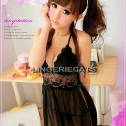 Anna Mu Sheer Seduction 2 Pcs Babydoll