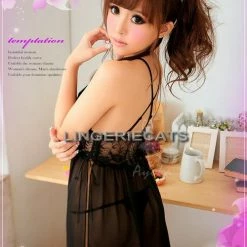 Anna Mu Sheer Seduction 2 Pcs Babydoll