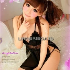 Anna Mu Sheer Seduction 2 Pcs Babydoll