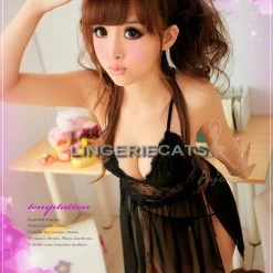 Anna Mu Sheer Seduction 2 Pcs Babydoll