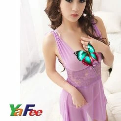 N/a Babydoll Lingerie Seductive Purple Babydoll G-String Lingerie