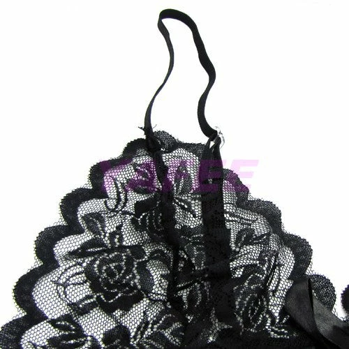 N/a Sexy Black Lace Babydoll Lingerie Dress 2 N/a Sexy Black Lace Babydoll Lingerie Dress
