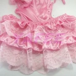 N/a Sexy & Cute Pink Satin Babydoll Lingerie