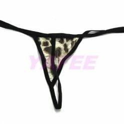 N/a Chemise Sexy Leopard Backless V-neck Clubwear Lingerie Dress