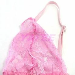 N/a Sexy Pink Open Front G-String Lingerie Set