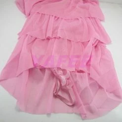 N/a Sexy Pink Satin Babydoll Lingerie