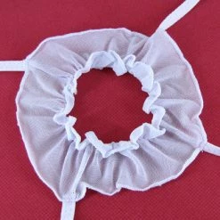 N/a Sexy White Peek-A-Boo Bikini Style Lingerie